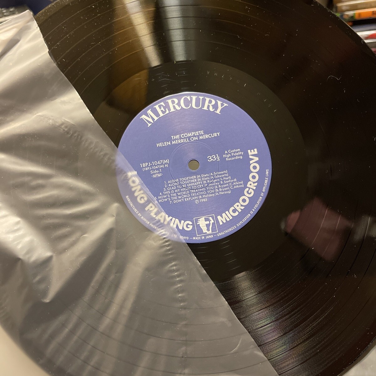その他 4LP Helen Merrill Complete Helen Merrill On Mercur 18PJ104750 MERCURY Japan /00900 HELEN MERRILL COMPLETE ON MERCURY MERCURY 18PJ1047 Japan OBI