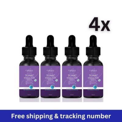 4x Chaba Hair Tonic Serum Nourish Hair Loss Growth Eyebrow Natural Extracts 35ml