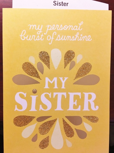 SISTER BIRTHDAY CARD HAPPY BIRTHDAY SISTER HALLMARK w/Env 14 choices ...