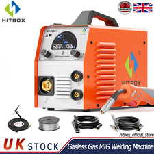 4 IN 1 LED MIG Welder Gasless/Gas 200A 220V Inverter ARC MIG TIG Welding Machine