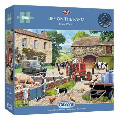 Gibsons Puzzle 'Iconic Engines', 1000 Teile – Motoren Auf Land, See & Luft, 68x49 Cm, Aus Recyceltem Karton