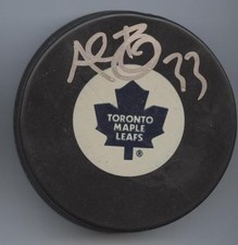 AL IAFRATE SIGNED TORONTO MAPLE LEAFS HOCKEY PUCK w/ COA