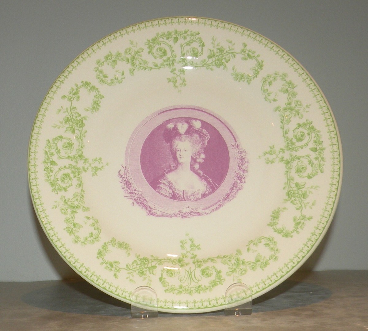 NEW Dessert Plate Violet Marie-Antoinette Versailles GIEN | eBay