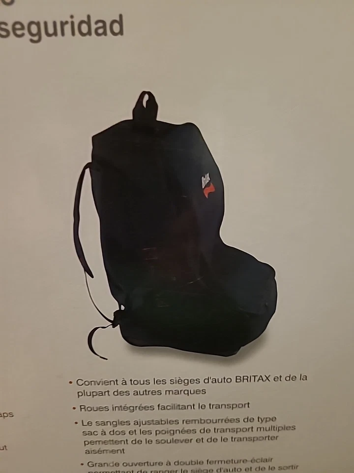 Bolsa de viagem Britax S844700 assento de carro - Preta - Imagem 4 de 4