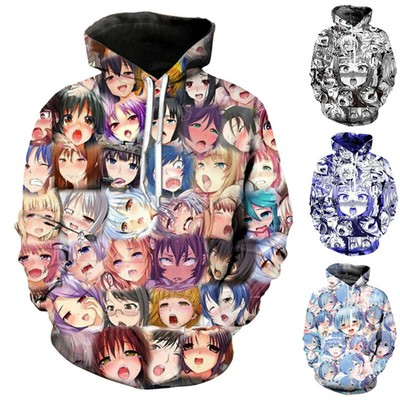 anime face sweater