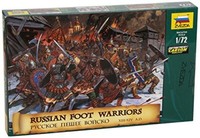 Russian Foot Warriors Xiii-Xiv A.D.Figure Kunststoff Kit 1:72 Modell Zvezda