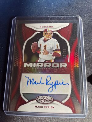 Tim Rypien Signature 2022 Panini Certified Mark Rypien Mirror Signatures #/30 Auto ...