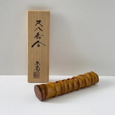 Japanese Tea Ceremony Rare style Incense Container Kogo Shakuhachi Bamboo