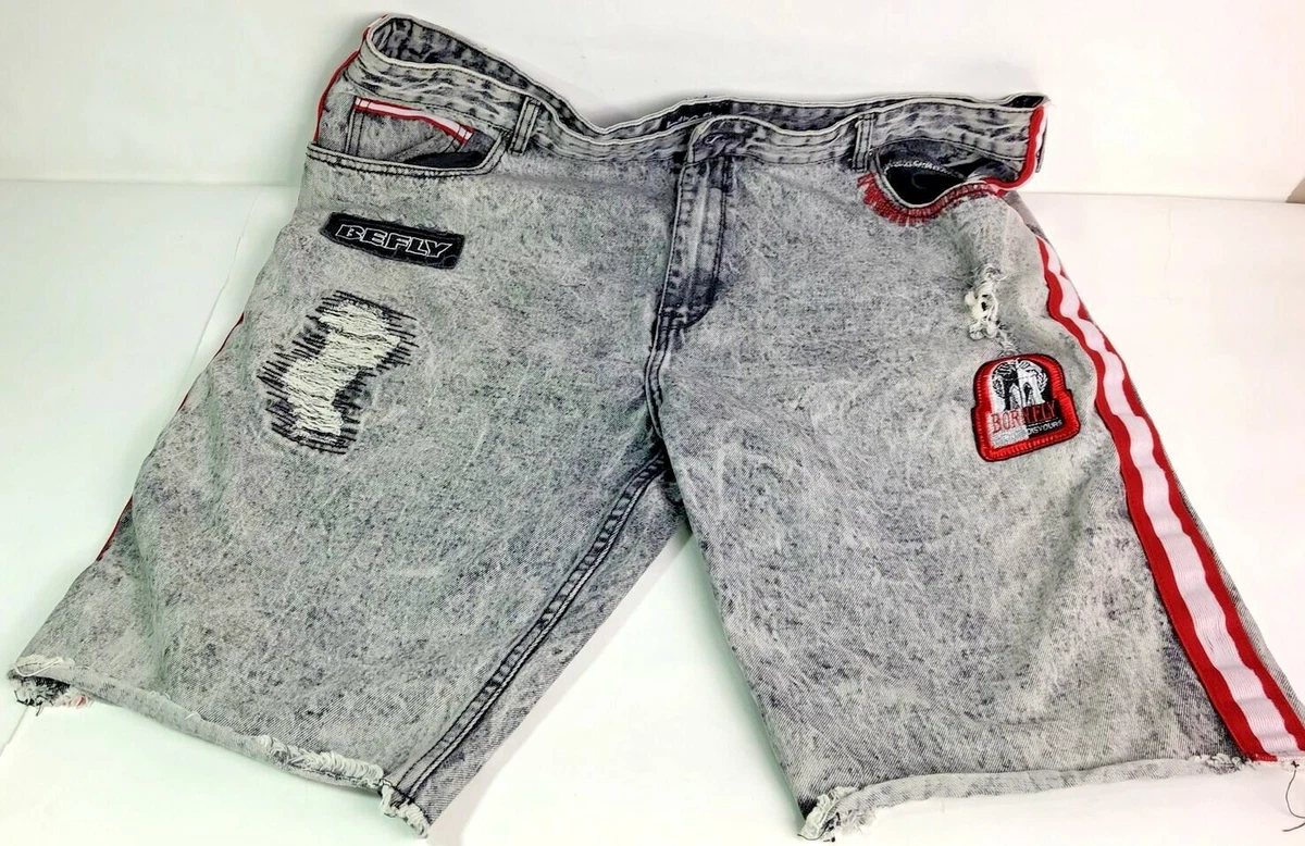 Born Fly Men s Denim Jean Shorts Sz 44 BEFLY eBay
