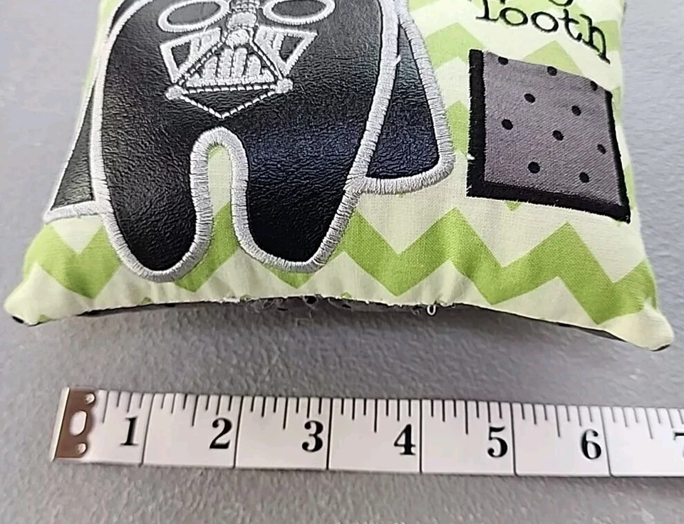Almohada colgante de hadas de los dientes - Darth Vader con cuerda de bolsillo 6x5 T-1 Foto 4 de 4