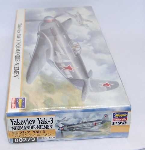 1:72 HASEGAWA YAKOVLEV YAK-3 RUSSIAN AIR FORCE FIGHTER NORMANDY-NIEMEN 00273 NIB - Picture 2 of 3