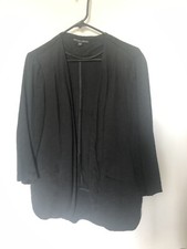 Womens Black Open Blazer Small