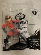 DISNEY PIXAR THE INCREDIBLES MRS. INCREDIBLE MCDONALD'S HAPPY MEAL TOY 2 - NEW