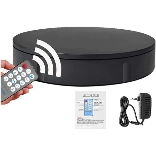 360° Electric Rotating Display Stand Photography Turntable Show Holder + Remote - Picture 13 of 16