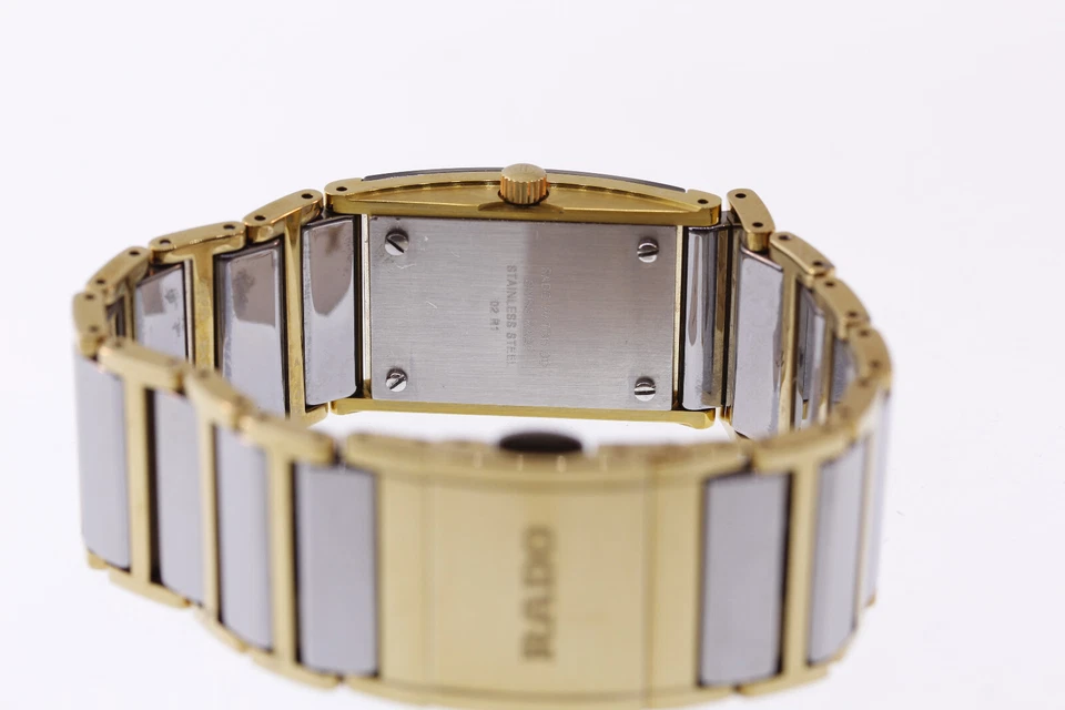 Reloj para dama RADO Jubilé R20750702 integral dos tonos esfera plateada diamante Foto 4 de 4