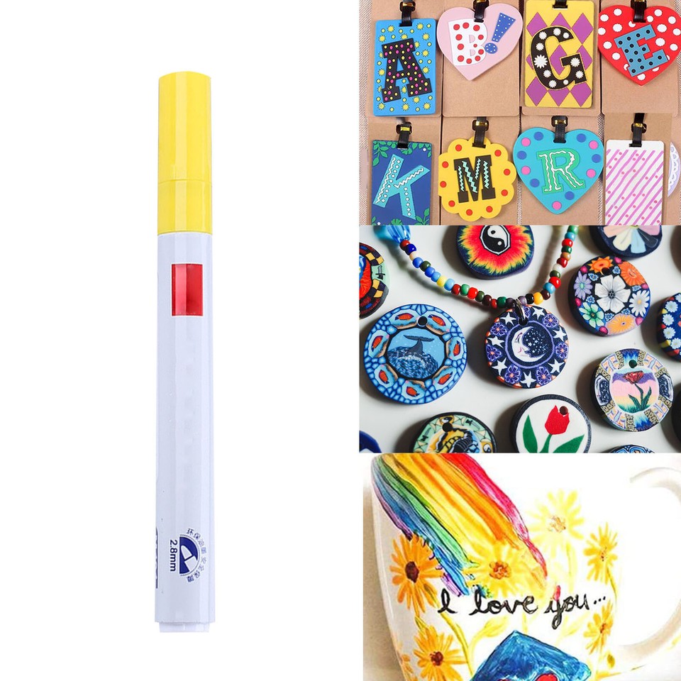 Stationery Organizer Bag 4ml Tire Paint Pen Premium Paint Marker Pen