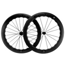 700C 6560mm Carbon Fiber Road Bike Clincher/Tubeless Wheelset U Shape Rim Brake