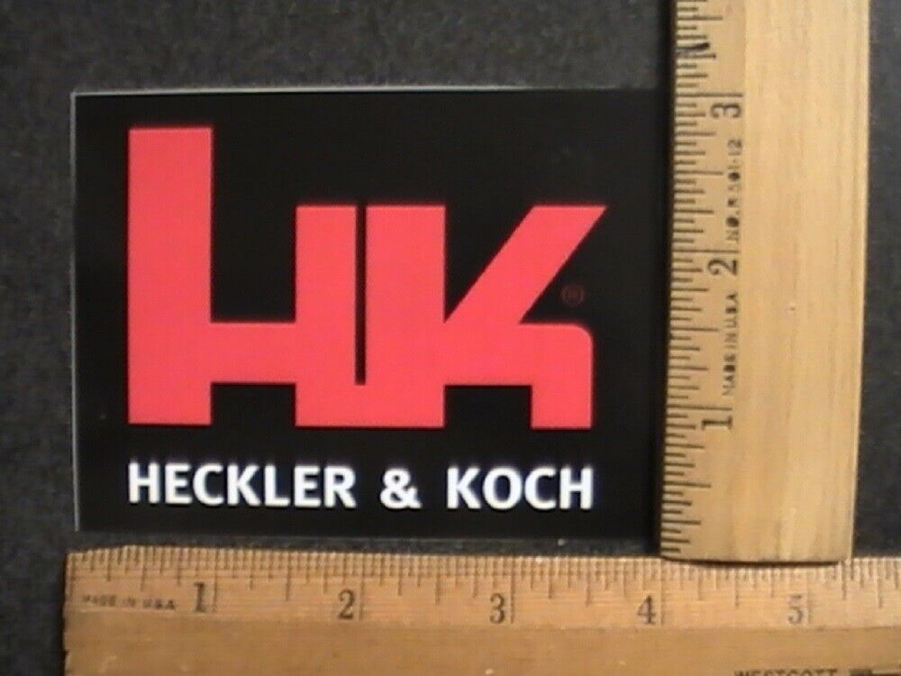 HK Decal Genuine Factory Vinyl Heckler and Koch Decal Sticker H&K Decal Sticker