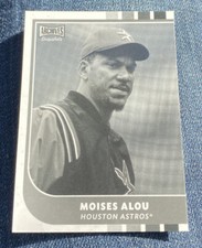 2021 Topps Archives Snapshots Moises Alou Astros Black & White #18 Parallel