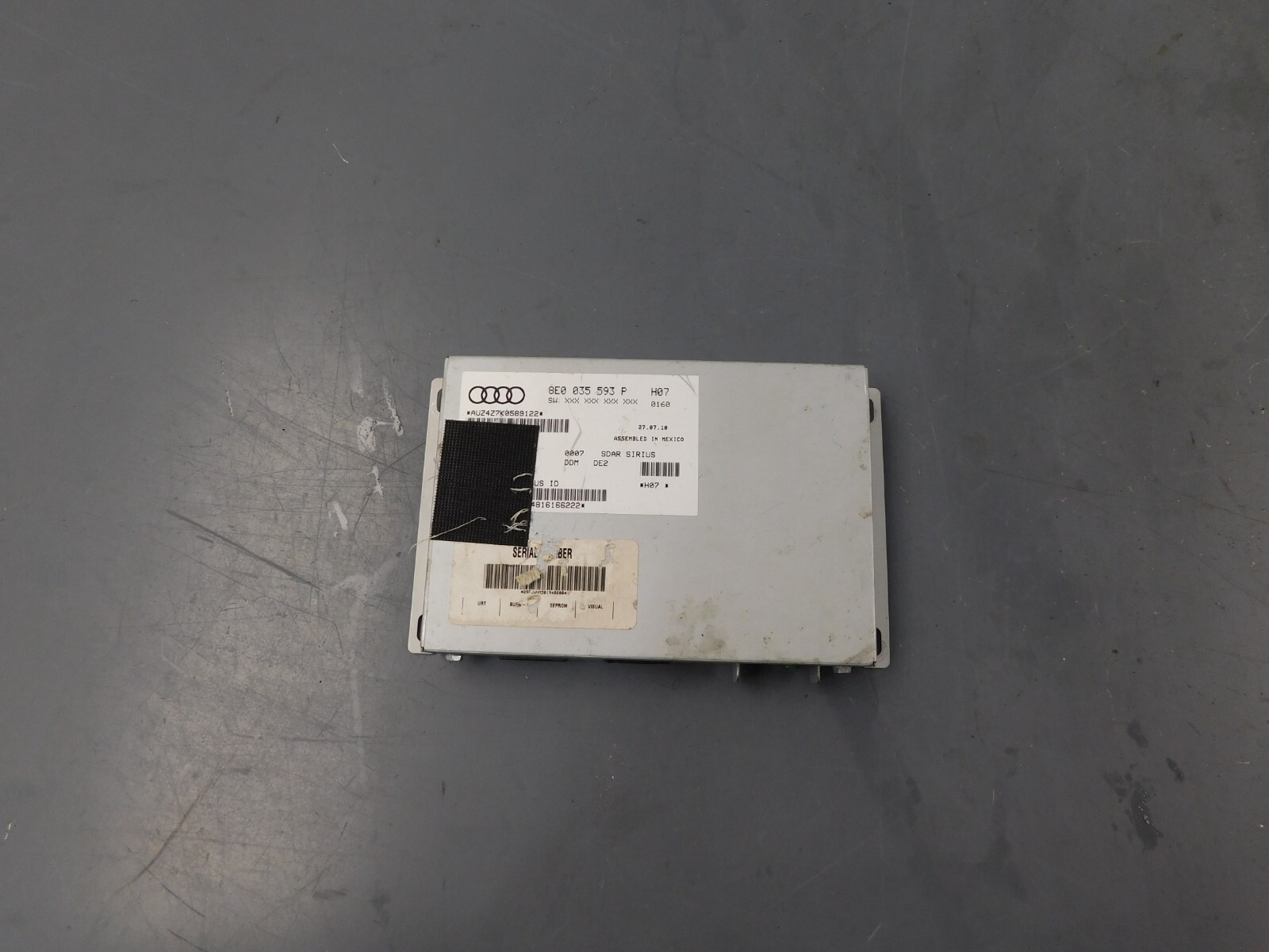 2011 Lamborghini Gallardo LP570-4 SL Sirius Radio Control Module #0350 Z3