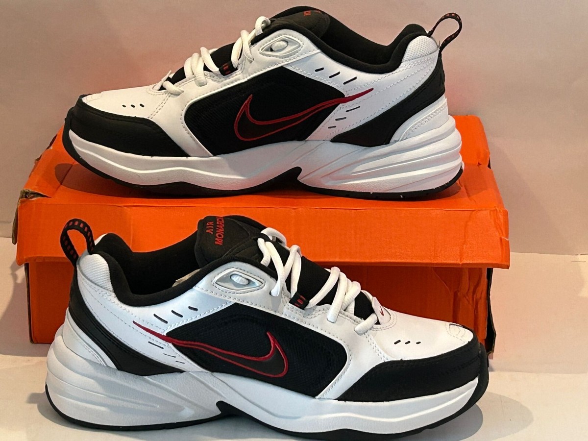 Nike Air Monarch IV White Varsity Red SIZE - 9.5 | eBay