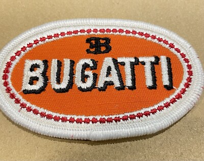 Vintage Bugatti Hat or Jacket Patch 3-1/2”x2” Gone When Gone | eBay