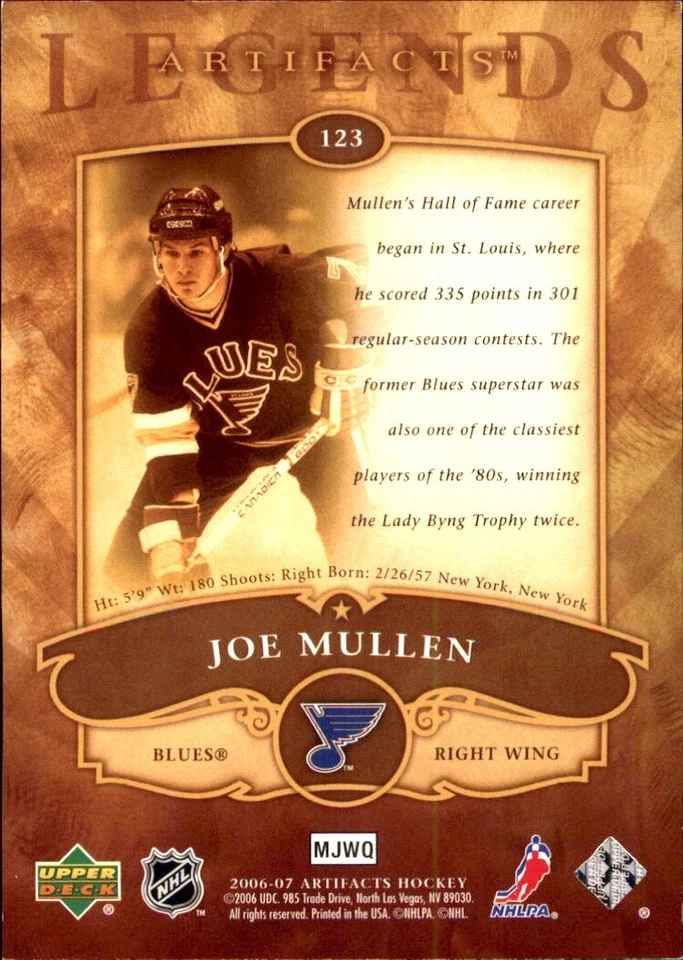 2006-07 Upper Deck ARTIFACTS 🥅 YOU PICK 🏒 NHL HOCKEY 🥅 SERIAL #'d RCs LEGENDS - Image 2 of 4