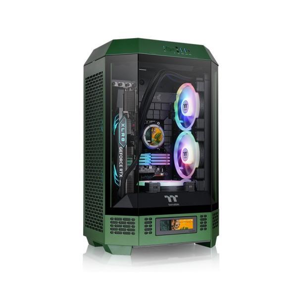 BD_IT_0026_THERCA1Y400SCWN00  THERMALTAKE CASE MICRO THE TOWER 300 GREEN WIN SPC