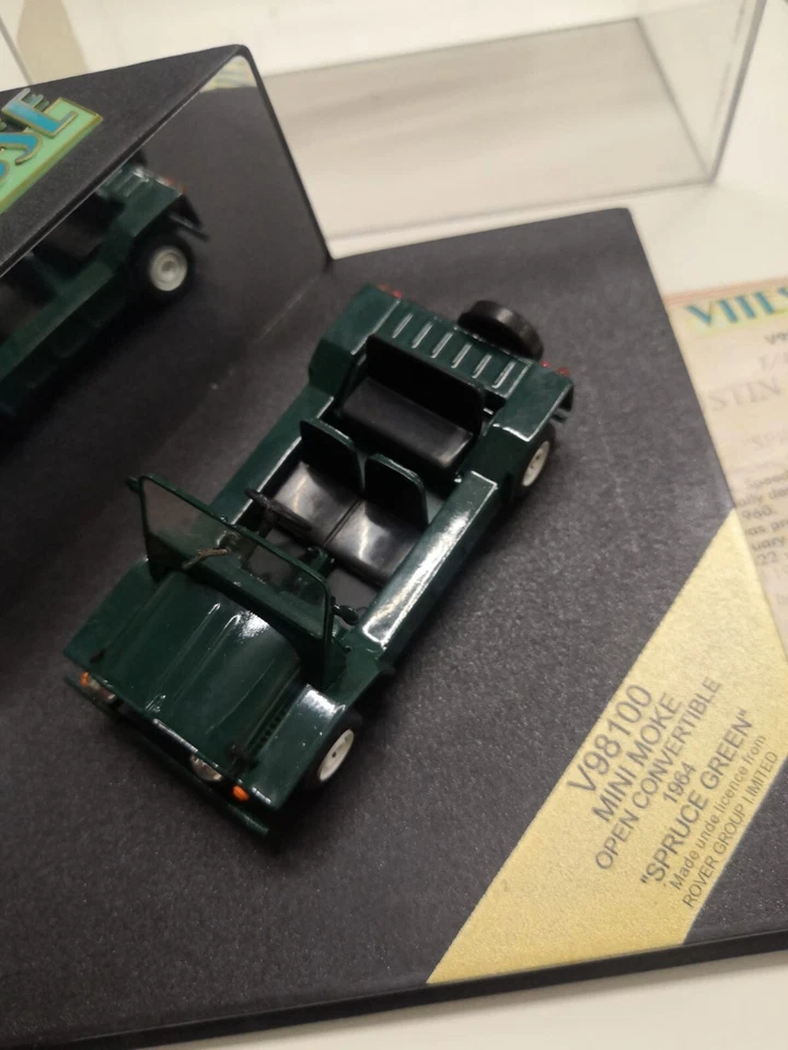 MINI MOKE OPEN CONVERTIBLE - 1964 - Spruce Green -V8100 - 1:43 - Vitesse - Immagine 4 di 4