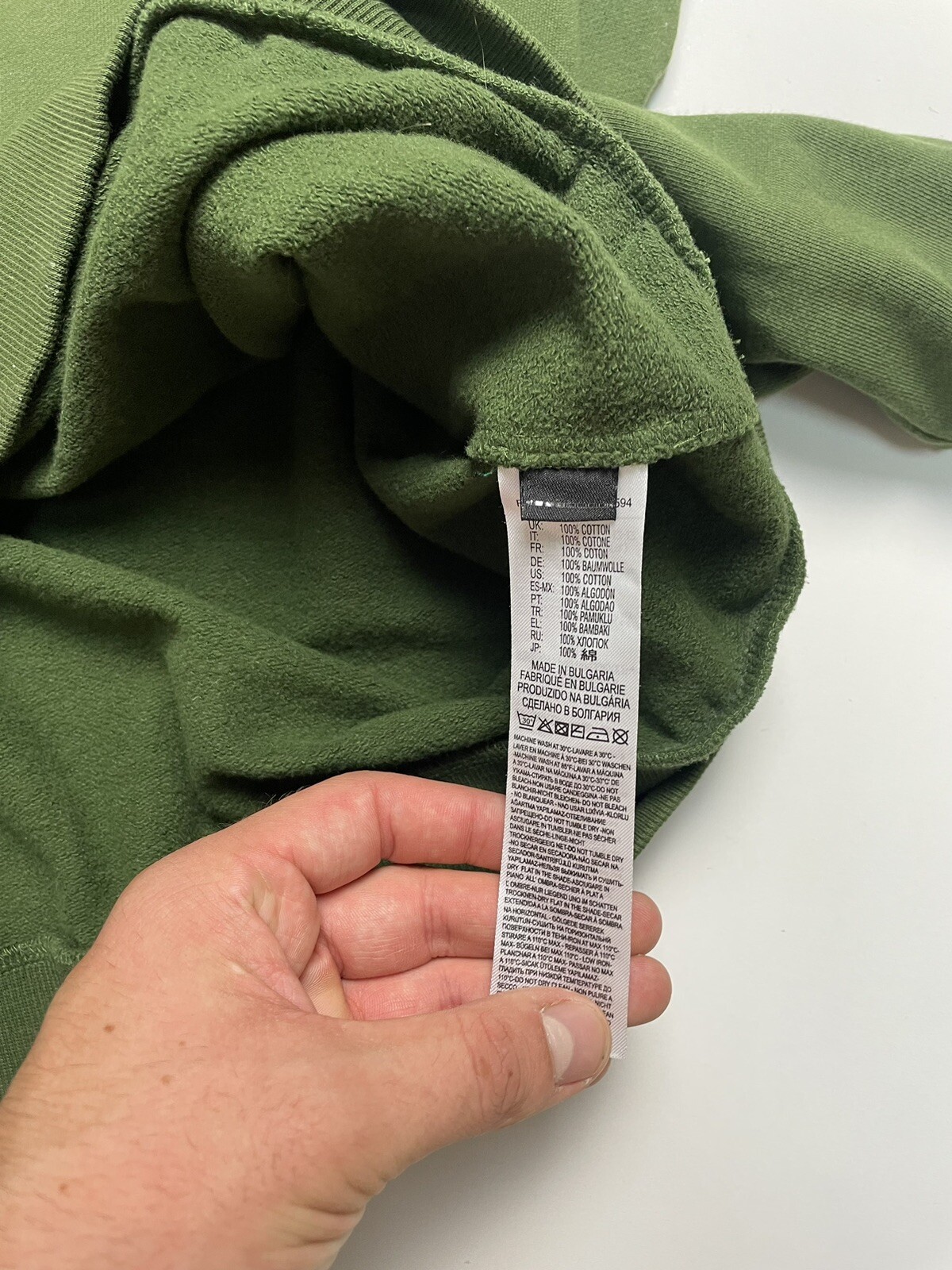 Diesel Denim Division Rare Sweatshirt Green  Size M image 10