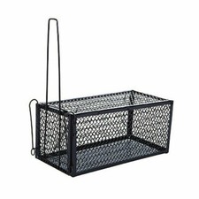 GABBIA TRAPPOLA PER TOPI RATTI CATTURA RODITORI E ESCA PER ANIMALI CON SPORTELLO