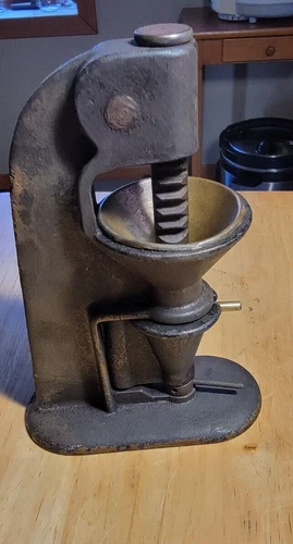 Extremely Rare 19th century Henry Archibald’s Suppository Machine c.1879 Cast Ir