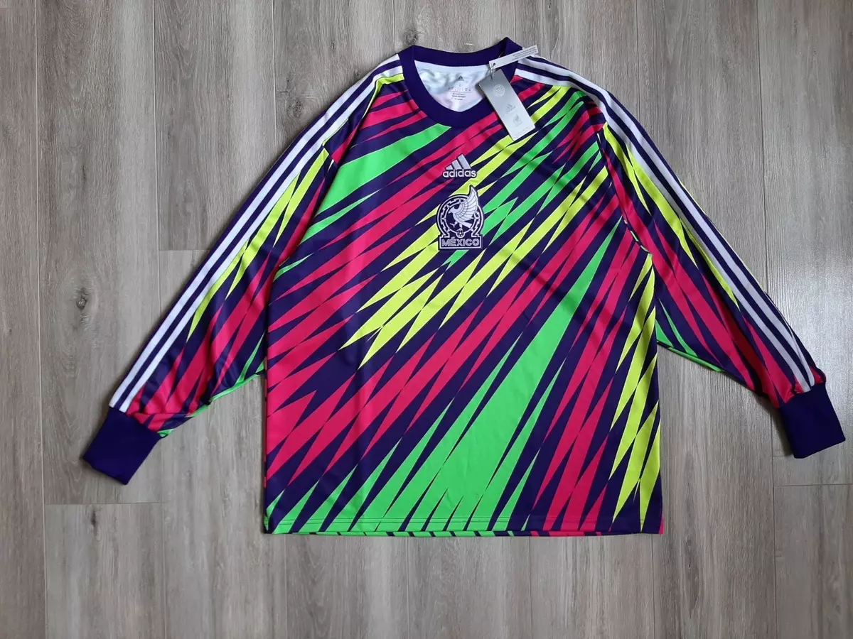 Men's adidas Purple Mexico National Team Icon Goalkeeper Jersey