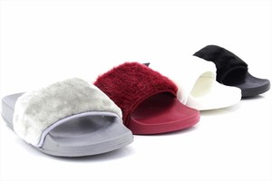 slider slippers fluffy