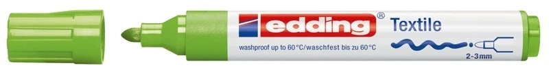 EDDING 4500 TEXTILMARKER HELLGRÜN TEXTIL-MARKER NEU