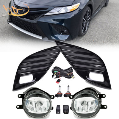 2PCS Fit 2018 2019 2020 Toyota Camry SE XSE LED Fog Lights Lamps W ...