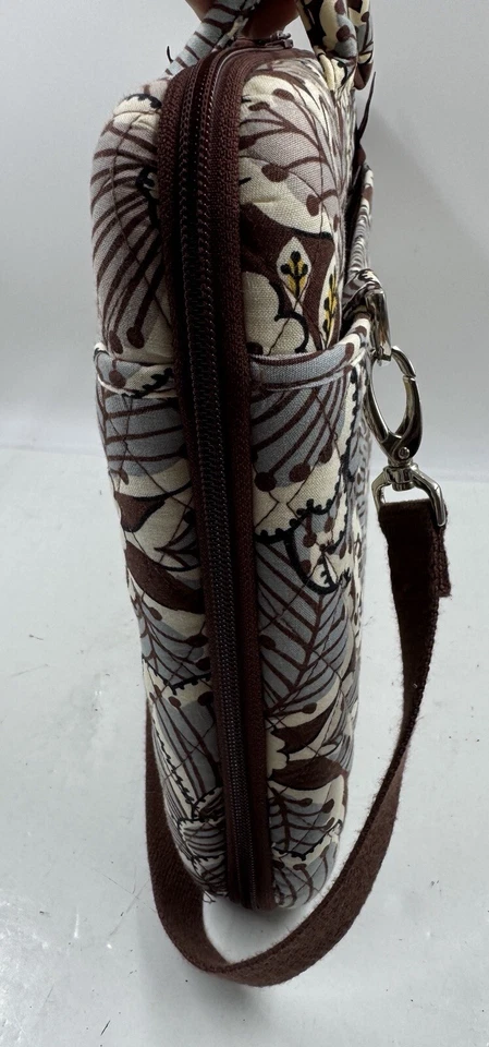 Vera Bradley Hardcover Laptop Bag Java Blue Crossbody Messenger Bag - Image 4 of 4
