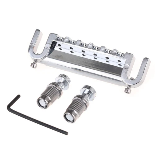Zinc Alloy Adjust Wrap Around Electric Guitar Bridge Stop Tailpiece Accessory B