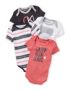 calvin klein baby boy bodysuits