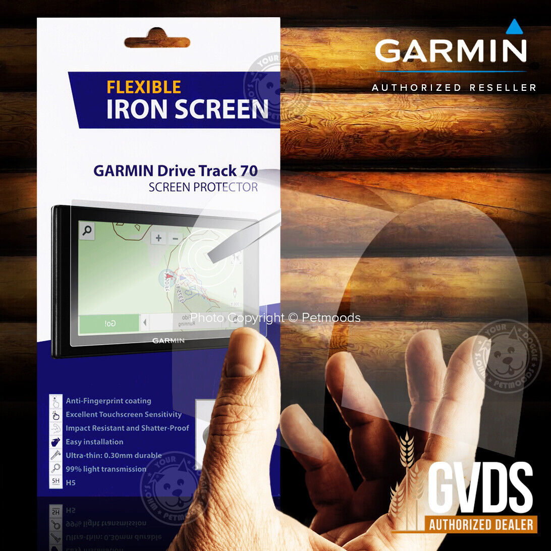 GVDS Iron Screen Flexible Protector Shatter Proof Garmin Drive Track 70 GPS
