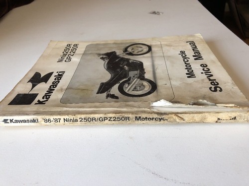 KAWASAKI NINJA 250R GPZ250R SERVICE MANUAL 1986 EX250-E1 1987 EX250-E2 + 86-07 - Bild 2 von 3