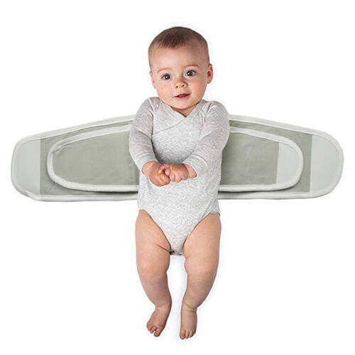 Boys Girls Baby Swaddle Strap Arms Only Wrap Soft Comfortable Cotton Sleeping - Picture 5 of 26
