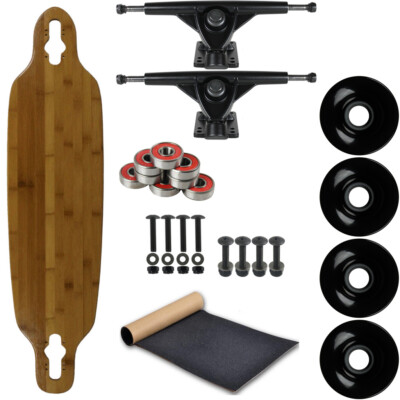 Moose Longboard Complete 9'' x 36'' Drop Through Bamboo Bottom