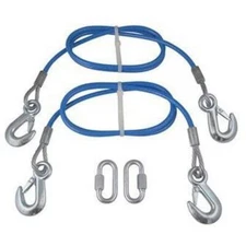 ROADMASTER INC '64INCH 10000POUND GVWR CAPACITY DOUBLE HOOK STRAIGHT SAFETY CABL