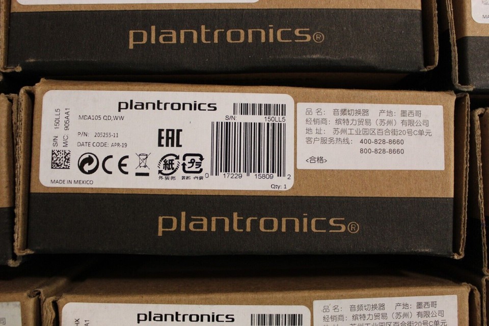 Plantronics MDA105 QD Analog Switcher Part Number 20525511 eBay