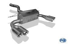 Fox Duplex Auspuff Sportauspuff Endschalld�mpfer f�r BMW F32/F33/F36 - 435i