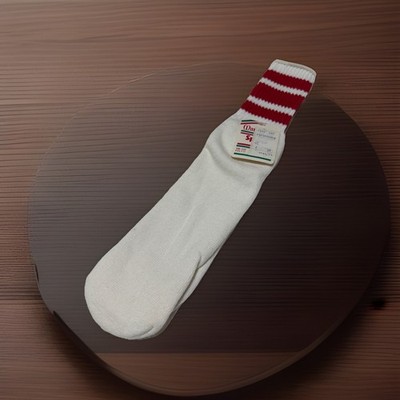 VTG Socks NOS Marco Polo 7-11 Crew Tube Calf Orlon Acrylic 80's Striped 90s.