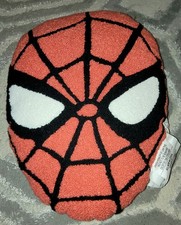 NEW Pillowfort Marvel Spider Man Mask Decorative Throw Pillow apprx. 12x16" NWOT