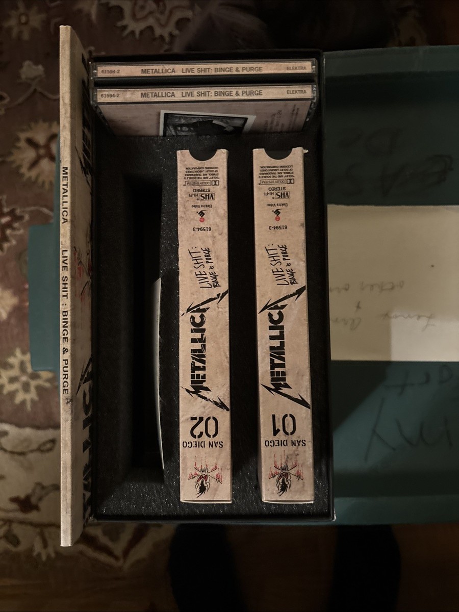 Metallica – Live Shit: Binge & Purge Box Set - Elektra | eBay