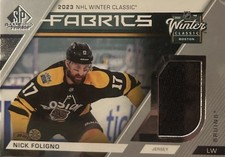 2023-24 Upper Deck SP Game Used Winter Classic Nick Foligno WC-12 Boston Bruins 